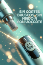 Corta uñas eléctrico para mascotas
