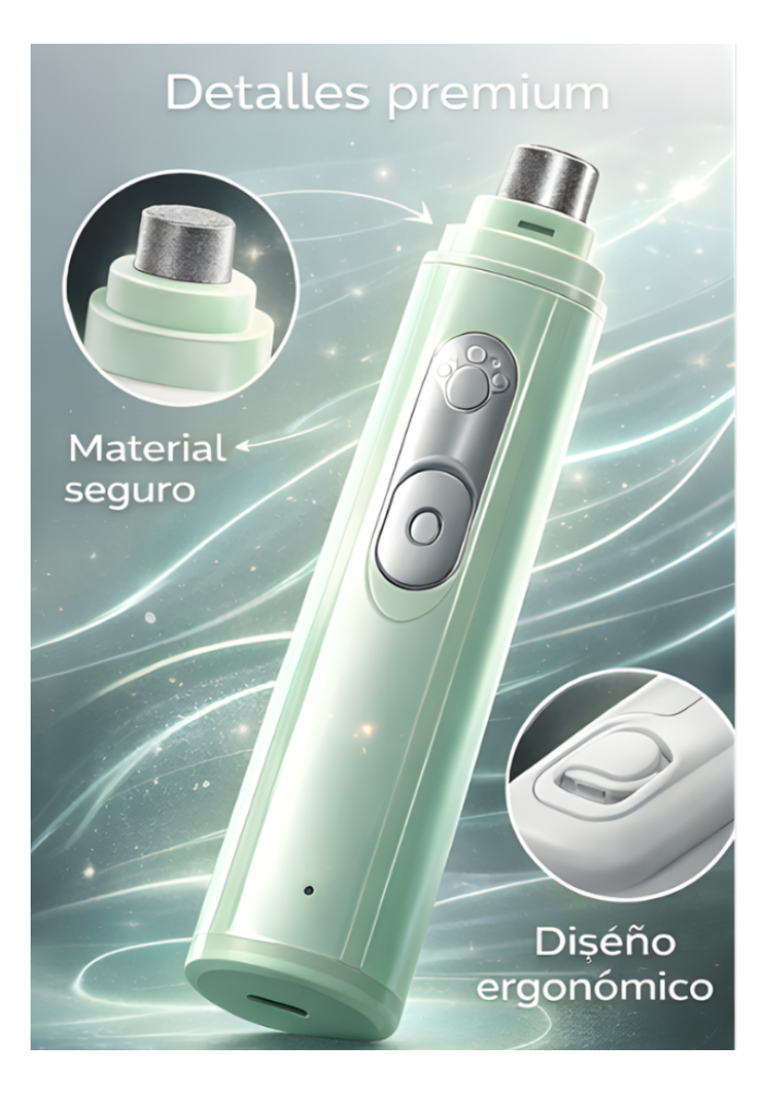 Corta uñas eléctrico para mascotas